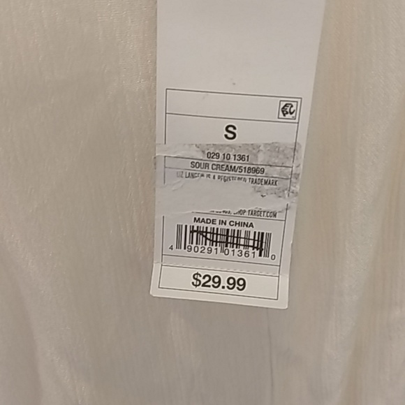 Slip-on maternity sundres, cream color, size small - Picture 4 of 5